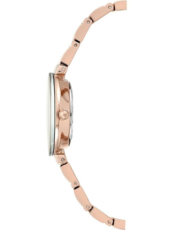Anne Klein Women\'s Rose Gold Analog Quartz Genuine Diamond Dial Bracelet Watch main image 6